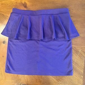 Purple Ruffle Women's Skirt (NWT)
